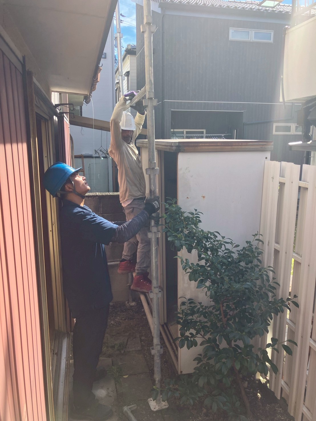 解体工事現場