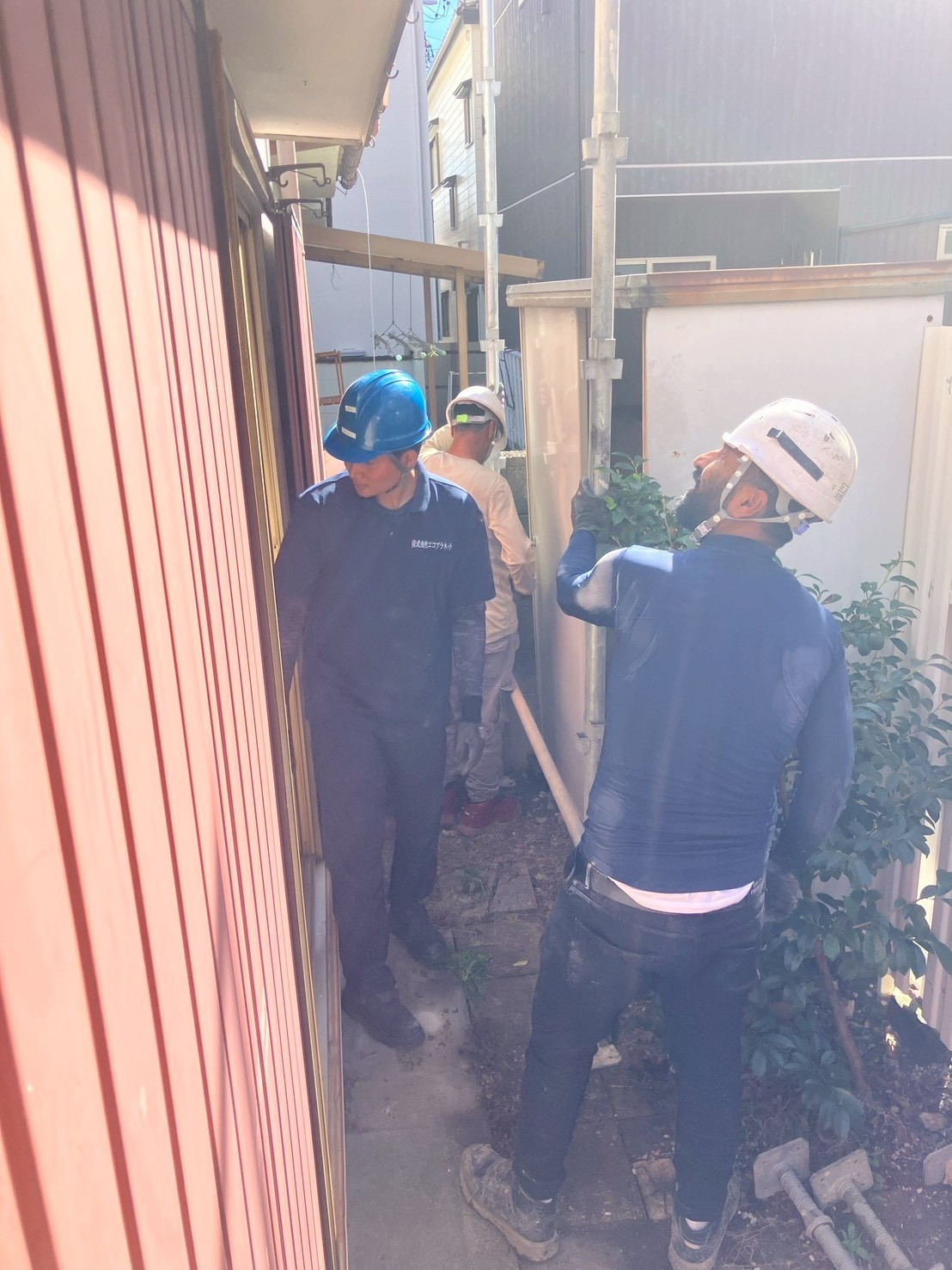 解体工事現場