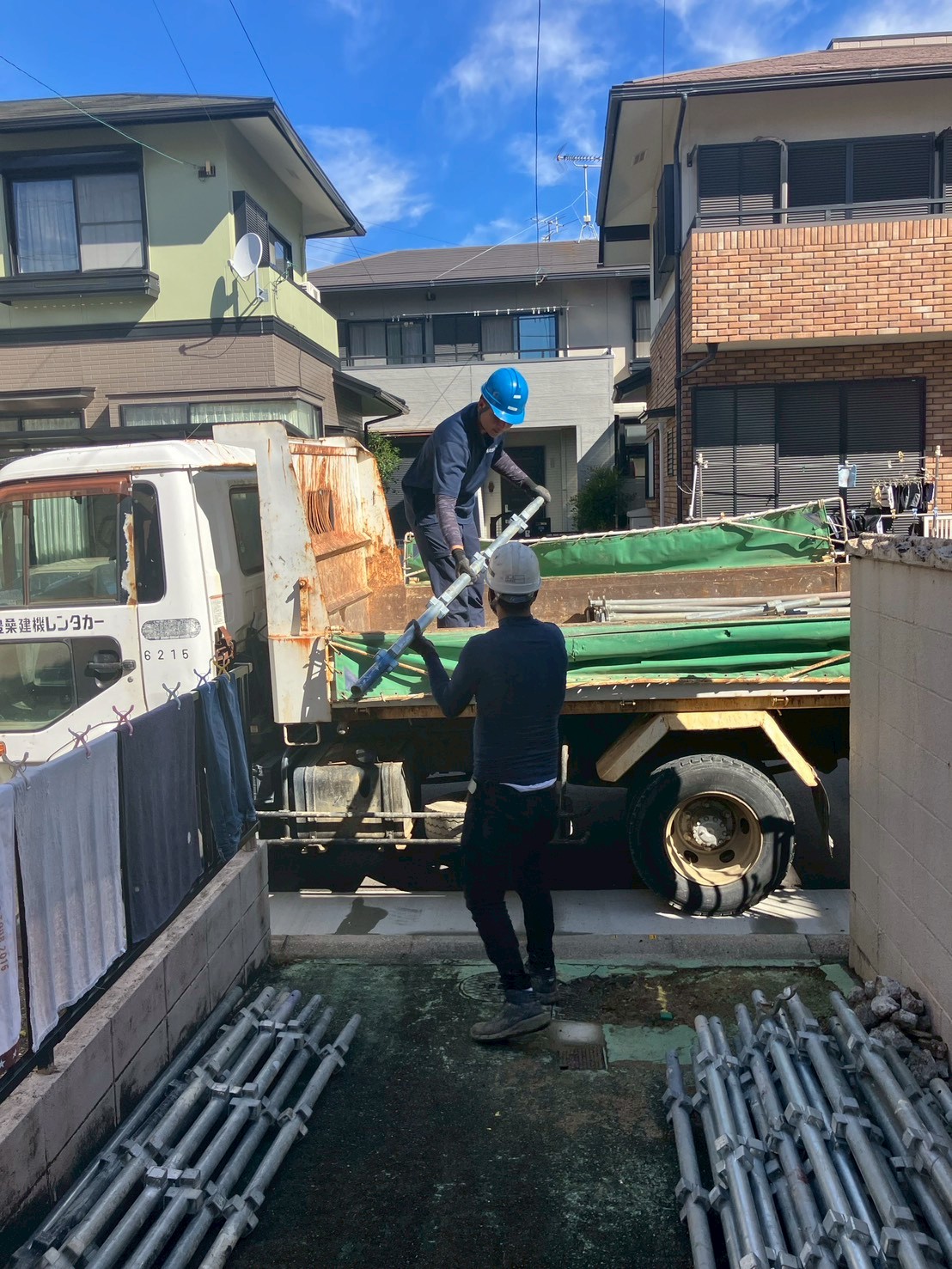 解体工事現場