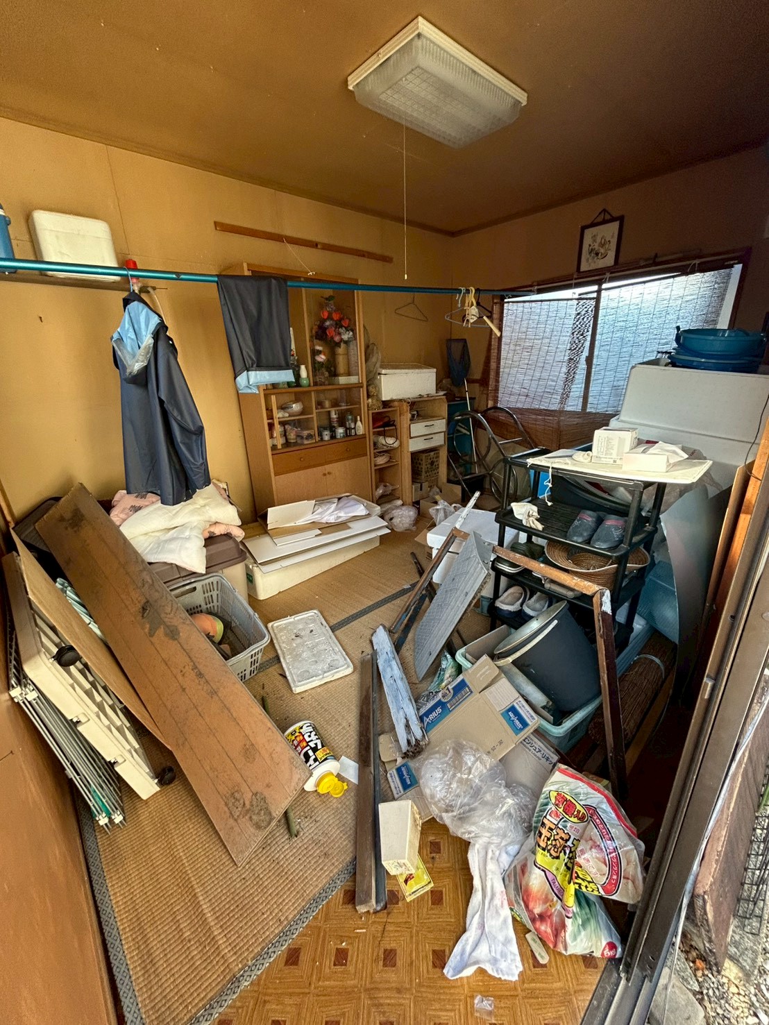 空き家片付け　愛知県西尾市・作業前