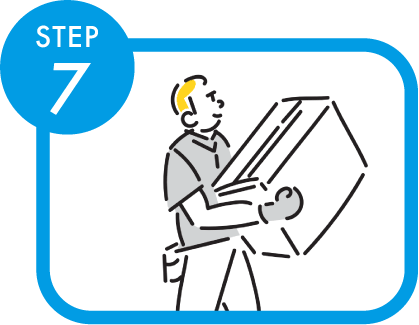 STEP7 搬出・簡易清掃